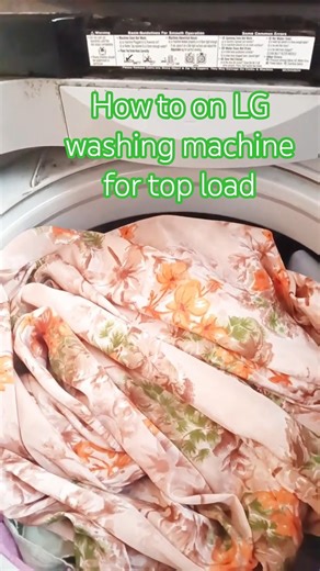 How to on LG washing machine for Top load #ytshorts #Veni#