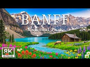 Banff National Park 8K UHD | Canada’s Alpine Paradise with Turquoise Lakes & Rocky Peaks