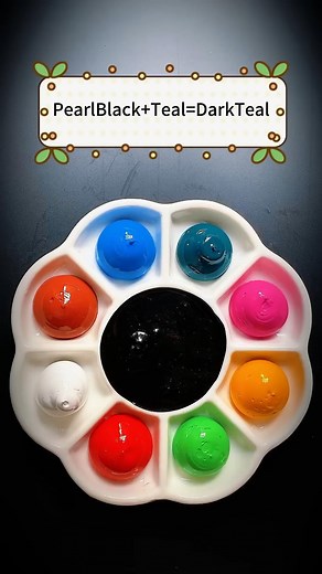 4.8K views · 46 reactions | Guess The Final Color09｜MIxing Color｜Satisfying ｜Relaxing_ Paint Mixing_ ASMR Art | Color Palette | Facebook