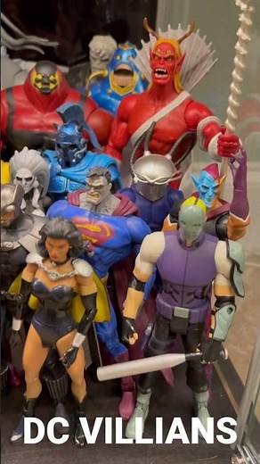 The DC Villians Shelf. Who’s the baddest of the bad? #DCUC #DCComics #ActionFigures #ToyCollector