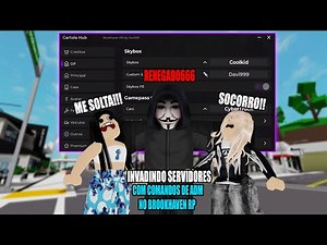 I used admin commands and eliminated toxins in Brookhaven RP 🏠 - Roblox Script 🎩