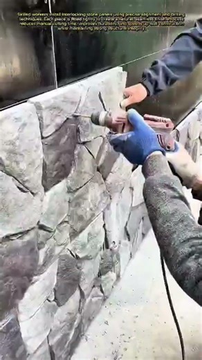 Insane Stone Wall Installation Hack That Saves Hours!