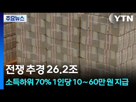 26.2 Trillion Won War Supplementary Budget... 100,000 to 600,000 Won to Be Paid Per Person to Bot...