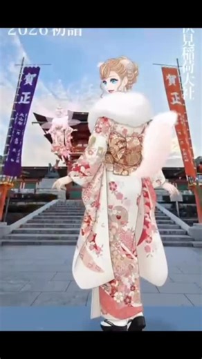 apriory（アプリオリ） | 明けましておめでとうございます、きつねです🦊 1月1日と3日の2度の初詣の投稿に登場した きつねさんとベルちゃんの振袖姿に、未投稿の振袖デザインも加えて、あらためてリールにまとめてみました。 ふたりの振袖コーデ、かわいいですか？こんこん🦊... | Instagram