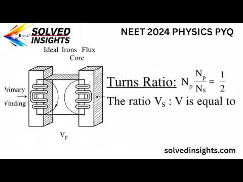 NEET Physics PYQ: Solving Transformer Turns Ratio and Voltage Problems | NEET 2026-27 Prep