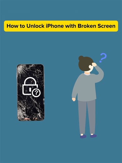How to Unlock iPhone with Broken Screen#tuneskitiphoneunlocker #forgotiphonepasscode #Unlockscreenpasswcode