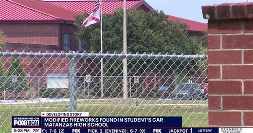 'Modified fireworks' found in student’s car at Matanzas High