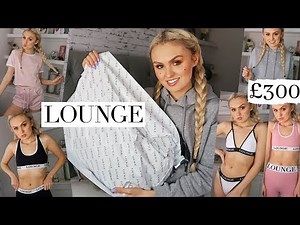 HUGE HAUL // LOUNGEUNDERWEAR TRY ON HAUL // & UNDIES 👻