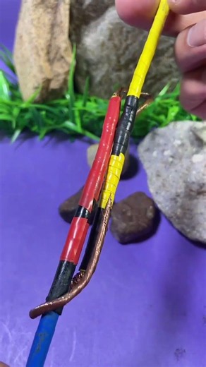 How To Wire To Wire Joint Safety Trick #wire #electrical #shortsfeed #wiringtips #copper #wire