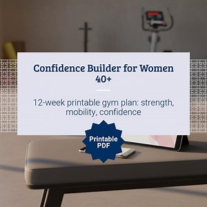 Confidence Builder Gym Starter Guide for Women Over 40 (fear Free Training Plan) — Printable PDF - Etsy