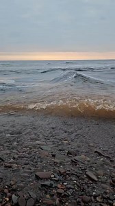 The mouth of the Presque Isle River as it flows in to Lake Superior in the Porcupine Mountains Wilderness State Park 😍 April 10, 2025 | Michelle Lutke