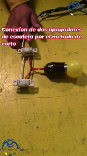 Video 420 Conexion de dos apagadores de escalera por el metodo de corto