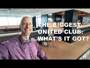 World's Biggest United Club Lounge: Denver Airport