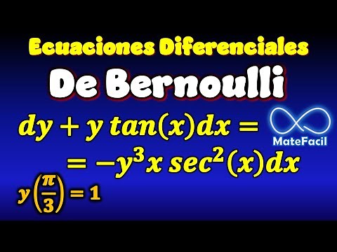 Bernoulli's Equation (Differential Equations) Complete Solution