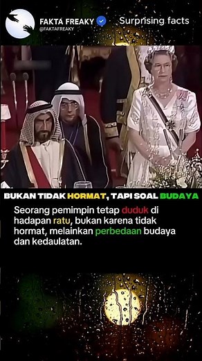 SAAT PEMIMPIN DUNIA TIDAK BERDIRI UNTUK RATU