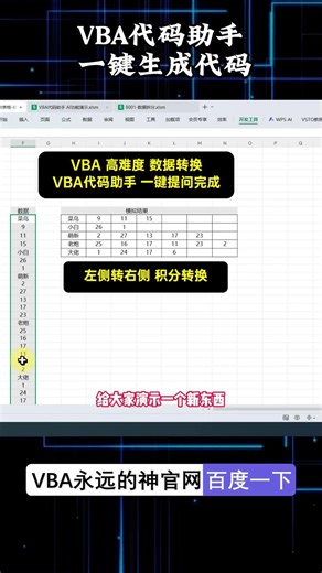 VBA可别再手写代码了 一键提问零提示词直接出代码