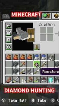 MINECRAFT - DIAMOND HUNTING IN A DIFFERENT WAY AND IT WORKS - CHECK OUT MY VIDEO ON MY CHANNEL