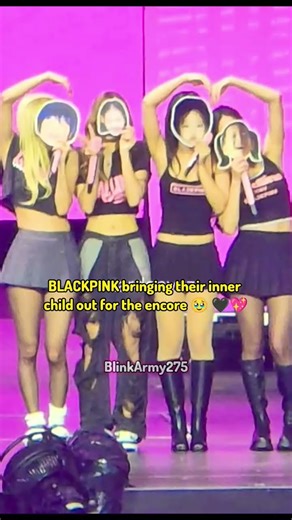 BLACKPINK bringing their inner child out for the encore 🥹 #blackpink #lisa #blackpinkedit #deadline