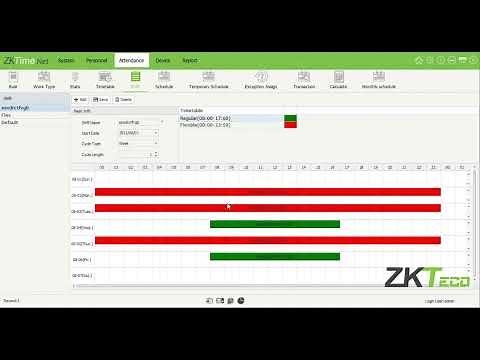 How to Set up Attendance Module on ZK Time.Net
