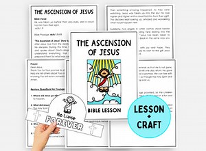 Ascension of Jesus Bible Lesson for Sunday School
