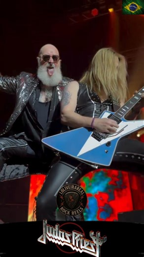 Judas Priest: Rob Halford e Richie Faulkner. #judaspriest #robhalford #metal