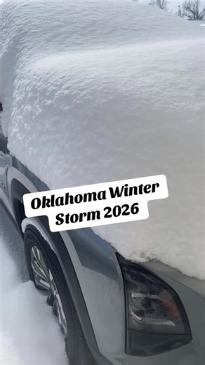Oklahoma Winter Storm 2026 #outdoors #nature #country #countrygirl #winterstorm #beautiful #oklahoma #imaginethat