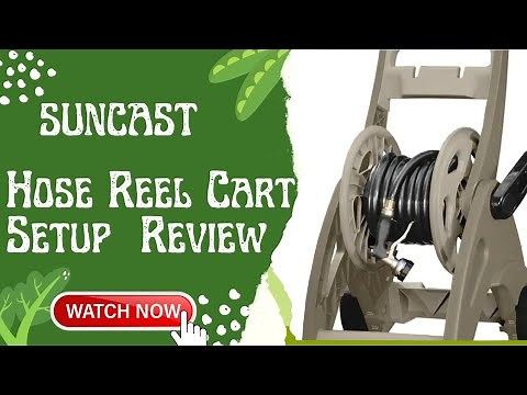 How To Connect & Setup A Suncast Mobile Hose Cart and Review. #waterhose #Yard #howto