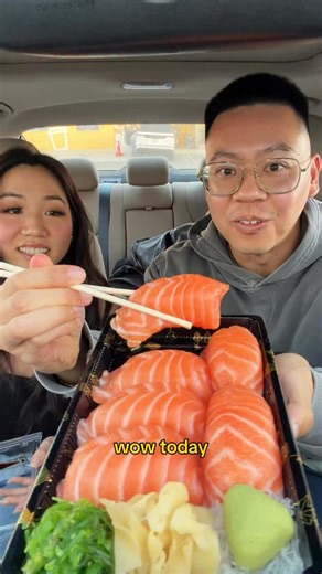Nate Nguyen on Instagram: "Trying the viral GIANT salmon nigiri in Santa Ana! 📍: Nehmo Bento & Sushi | 2509 S Broadway, Santa Ana, CA 92707 👉🏻: @nehmobentoandsushi"