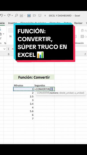 Truco en Excel: Convertir Minutos a Segundos Rápido