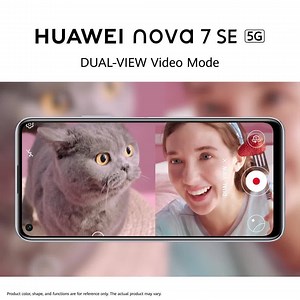 8.4K views · 173 reactions | Buy now the #HUAWEInova7SE 5G for 1399 AED and get a Free HUAWEI Sport Headphones Lite. With #HUAWEInova7SE 5G's Dual-View Video Mode, the way you capture your life will never be the same. Add a 6.5" Punch FullView Display with Under-Display camera and you've got the perfect recipe for a piece of art. | Huawei Mobile | Facebook