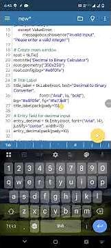 Decimal to binary converter in python#python #pythonprogramming