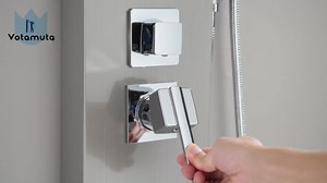 Contemporary Shower Panel Wall Mounted Shower Tower with LED Shower Head Large Body Jets Stainless Steel Shower Panel Tower System, Brushed