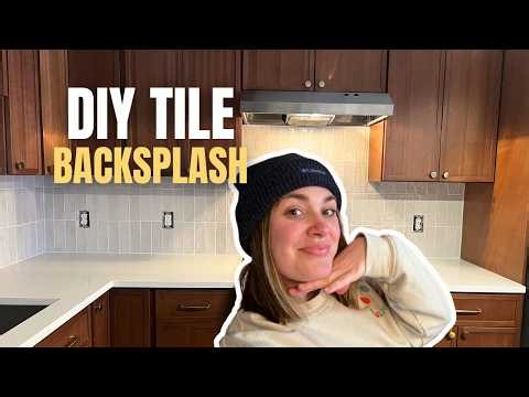Installing Tile Backsplash | DIY Kitchen Renovation