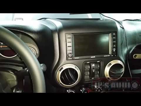 2017 jeep wrangler radio removal tutorial
