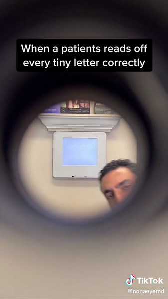 Optometrist Eye Exam Video Highlights Precision Vision Testing