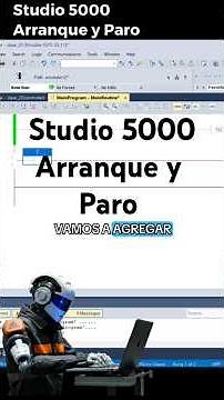 Studio 5000, Arranque y Paro #plc #automatizaciondeprocesos