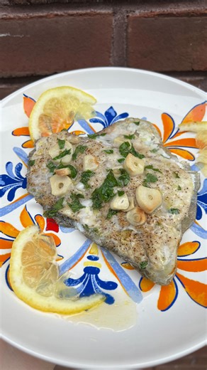 Now that Summer is here, I find myself eating a lot more seafood! 🐟 If you watched our Father’s Day recap video, you saw that Sabrina caught a fish while we were on the boat. Here is our simply recipe for how we baked the trigger fish that she caught. (Don’t mind my fillet skills as it was my first time doing so.) 🤣😅 #brooklynbitess #brooklyn #nyc #seafood #recipe #cooking #summer #fishing #newyork #foodblog #foodblogger #foodreview #yummy #newyorkfoodie | Brooklyn Bitess