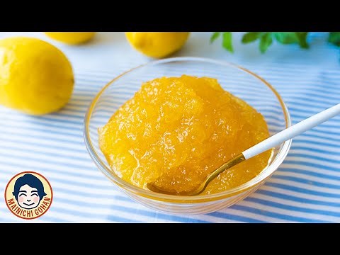 [Ready in 20 minutes!] How to make easy lemon jam using only lemons and sugar ♪ Recommended for f...