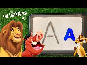 Lion King ABC 🦁 - Learn to write the Alphabet with the LION KING characters and songs.