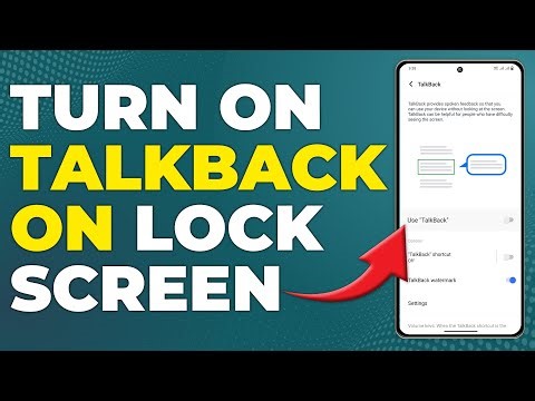 How To Turn On TalkBack On Lock Screen (How To Enable TalkBack On Lock Screen)