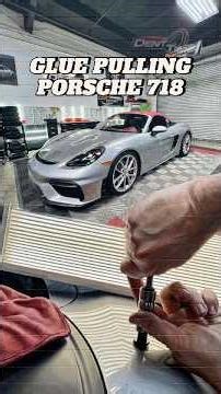 What Porsche Owners Should Know About Paintless Dent Repair