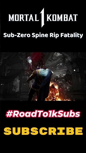 Mortal Kombat 1 Sub-Zero Spine Rip Fatality