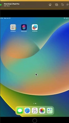 First-Ever iPad Pro Simulated in Xcode! #shorts
