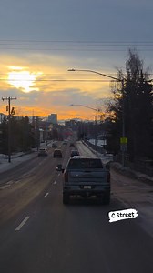 Sunrise on C Street heading into midtown. | NuttyNu