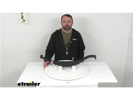 Review of EMCO Trailer Leaf Springs - 6 Leaf Slipper Spring Hook End 8K Axle - TRU72FR