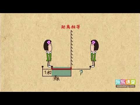 2 - 6 1人照镜子的距离计算 | 乐乐版 小学奥数知识点视频 | math olympiad #数学奥利匹克