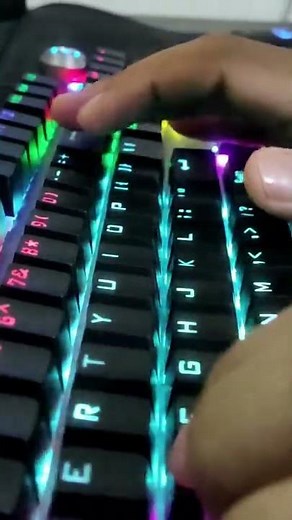 AULA F2058 Gaming Mechanical keyboard raw sound