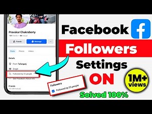 How to Show Followers On Facebook Profile | facebook followers settings 2024