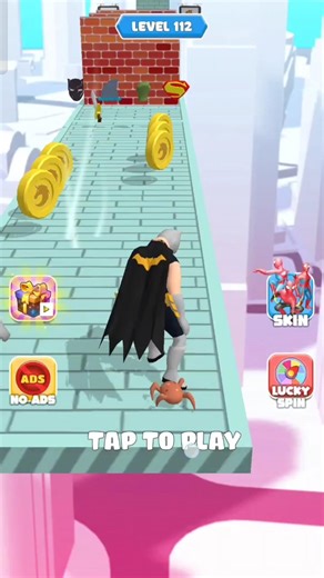 Superhero Run -Epic Transform Race Gameplay Level 112/superhero#comic#shorts