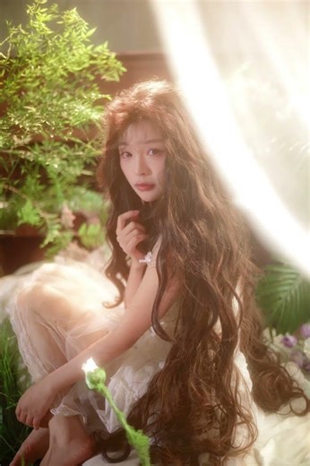 She came from the light and smelled of spring. Face-to-face with a group of French gir